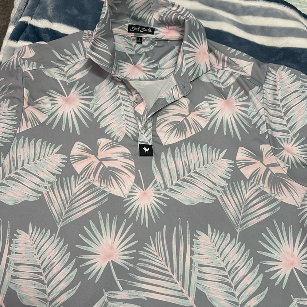 Bad birdie polo size large !